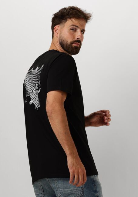 Schwarze PURE PATH T-shirt REGULAR FIT T-SHIRTS CREWNECK SS101 - large
