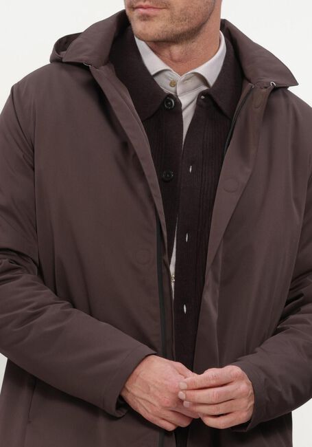 Braune PROFUOMO Parkas OUTERW RAINCOAT MAGN - large
