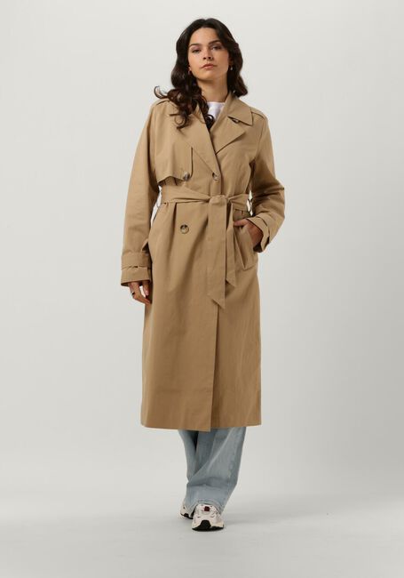 Beige SELECTED FEMME Trenchcoats SLFSIA TRENCH COAT B - large
