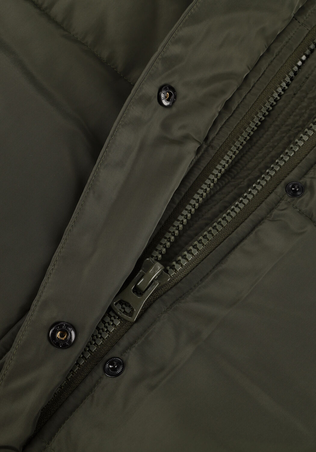 Dunkelgr&uuml;n NOTRE-V Wattierte Jack PUFFER COAT MIDI - large