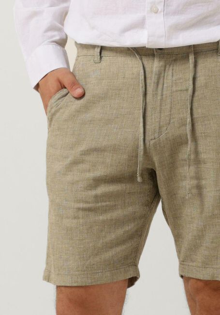 Olive SELECTED HOMME Kurze Hose SLHCOMFORT-BRODY LINEN SHORTS - large