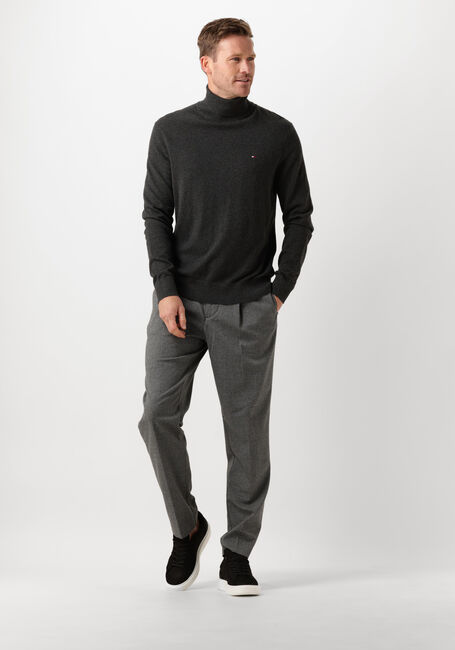 Dunkelgrau TOMMY HILFIGER Rollkragenpullover PIMA ORG CTN CASHMERE ROLL NECK - large