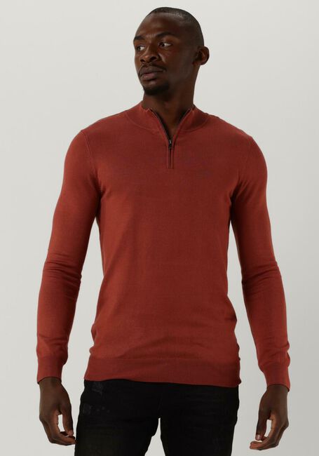 Rote PUREWHITE Pullover SEASONAL ESENTIAL HALF ZIP - large