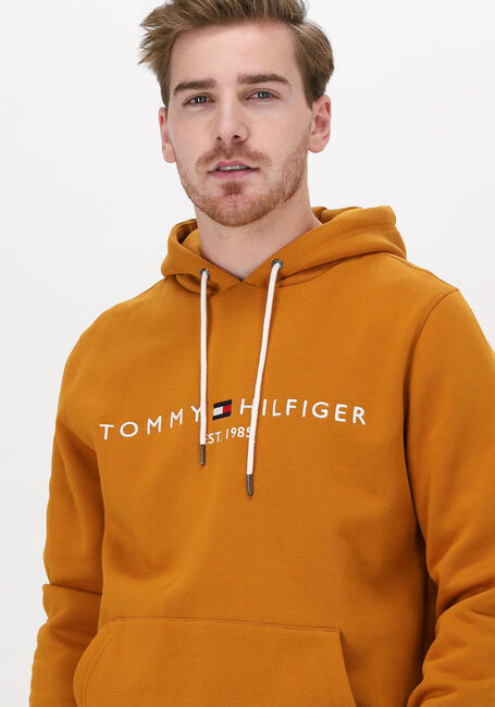 Gelbe TOMMY HILFIGER Sweatshirt TOMMY LOGO HOODY - large