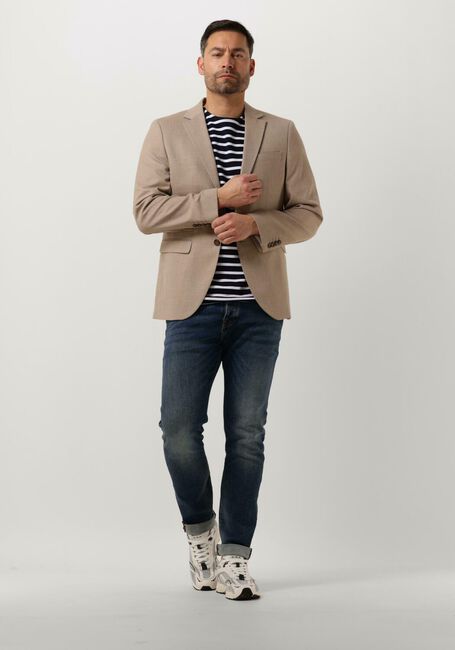 Blaue SELECTED MEN T-shirt SLHBRIAC STRIPE SS O-NECK TEE - large