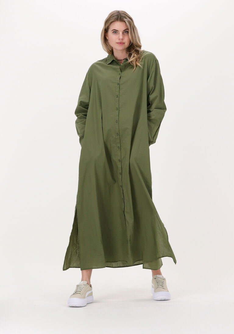 khaki penn & ink midikleid s22w455ltdt735