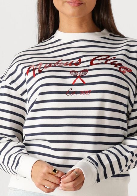 Beige NUKUS Pullover PAIGE SWEATER STRIPE - large