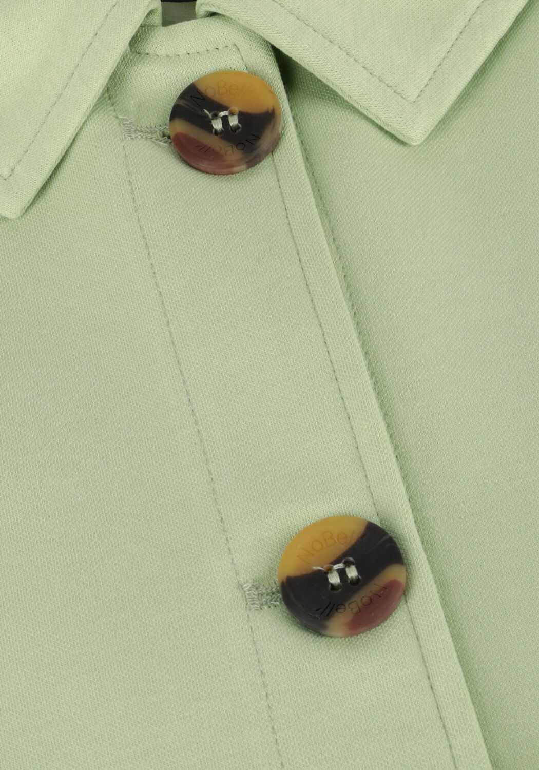 Minze NOBELL Gilet TIKA GIRLS GILET WITH BELT JADE GREEN - large