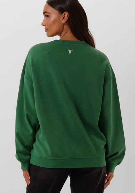Grüne ALIX THE LABEL Sweatshirt LADIES KNITTED VINTAGE SWEATER - large