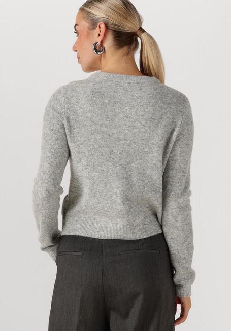 Hellgrau SUMMUM Strickjacke CARDIGAN WOOL ELASTANE BLEND KNIT - large