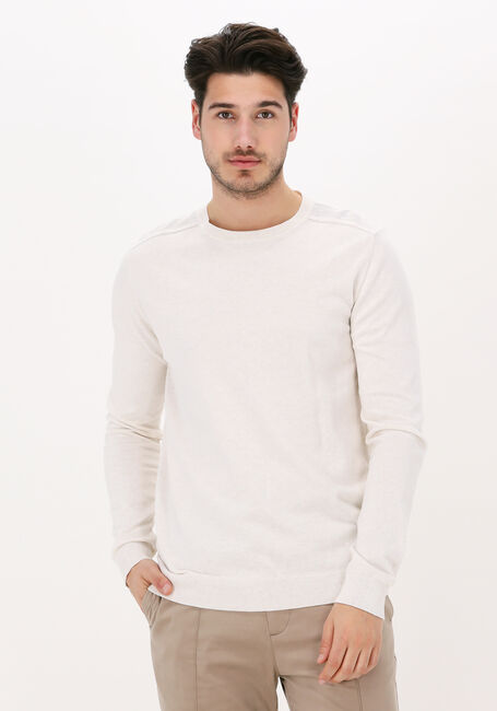 Nicht-gerade weiss SELECTED HOMME Pullover SLHBERG CREW NECK B - large