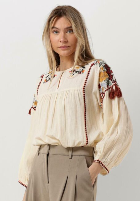 Nicht-gerade weiss SUMMUM Blusen TOP MULTI EMBROIDERY TOP MULTI EMBROIDERY - large