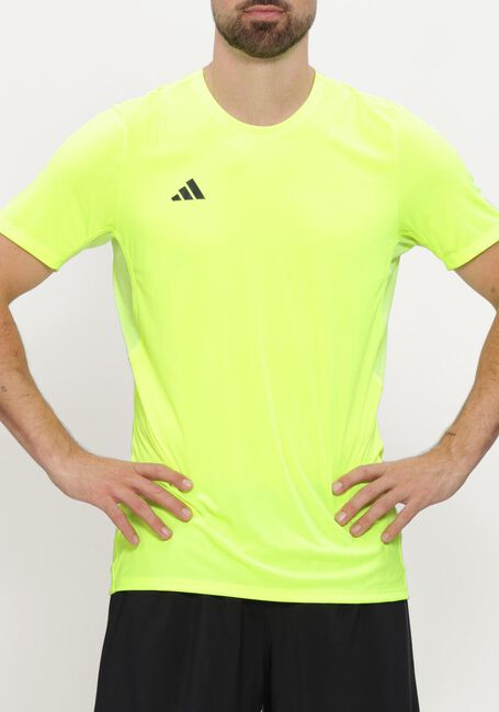Limette ADIDAS Sportshirts ADIZERO E TEE - large
