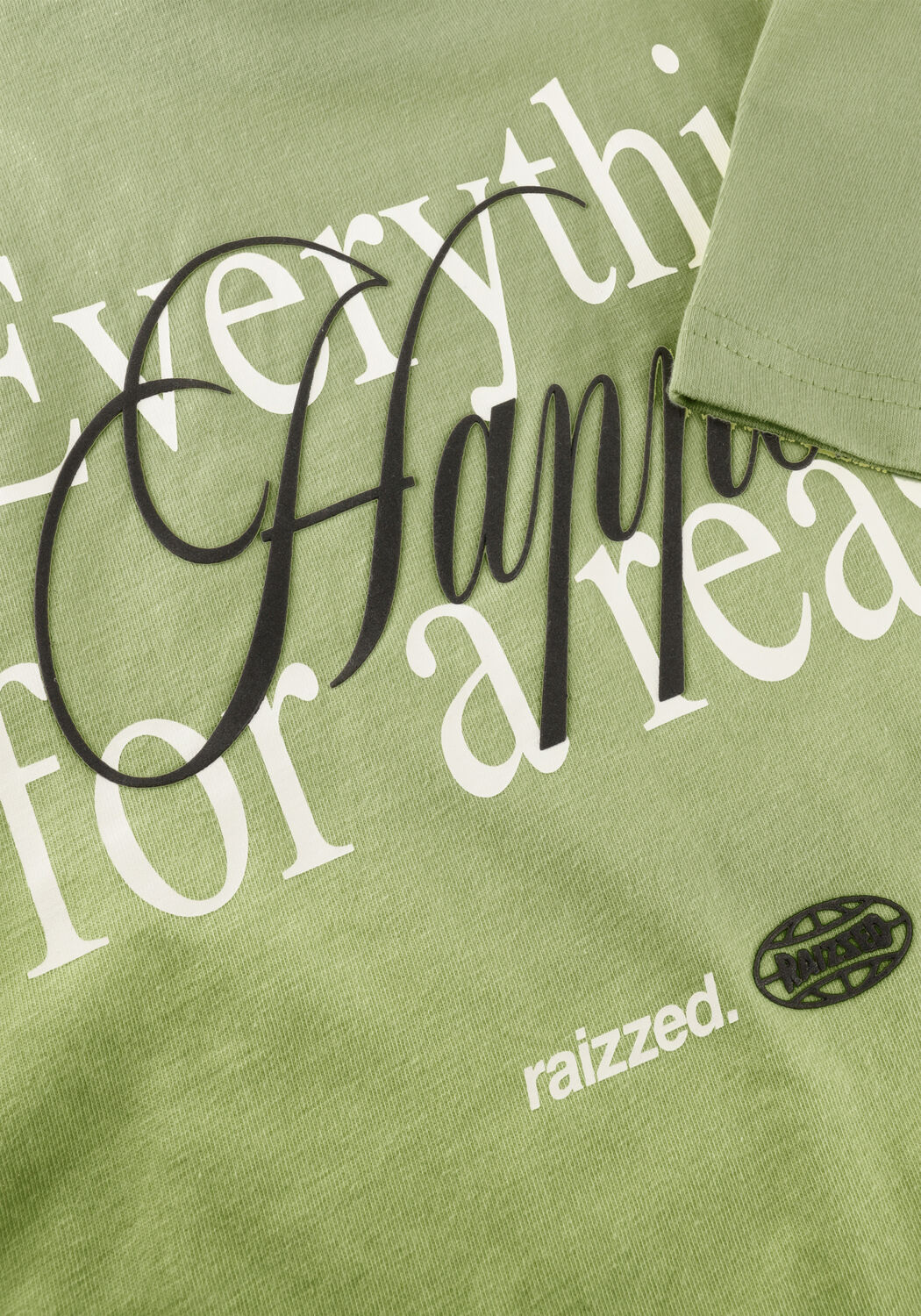 Limette RAIZZED T-shirt HAPPENS - large