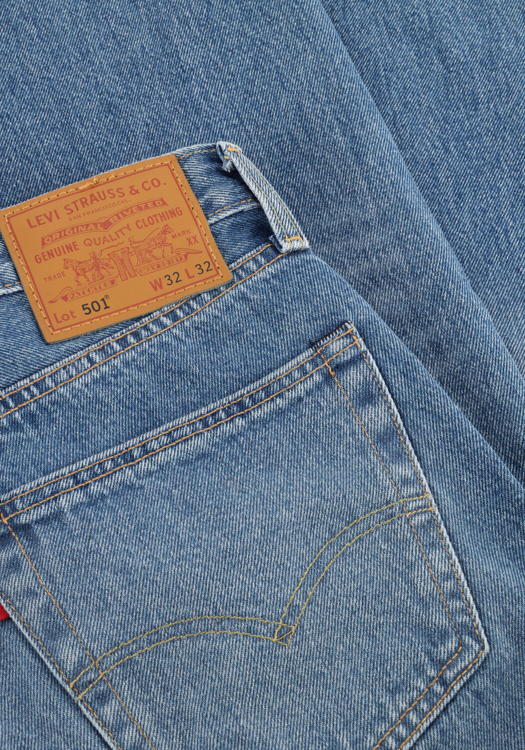 Blaue LEVI'S Straight leg jeans 501 LEVIS ORIGINAL FIT - large