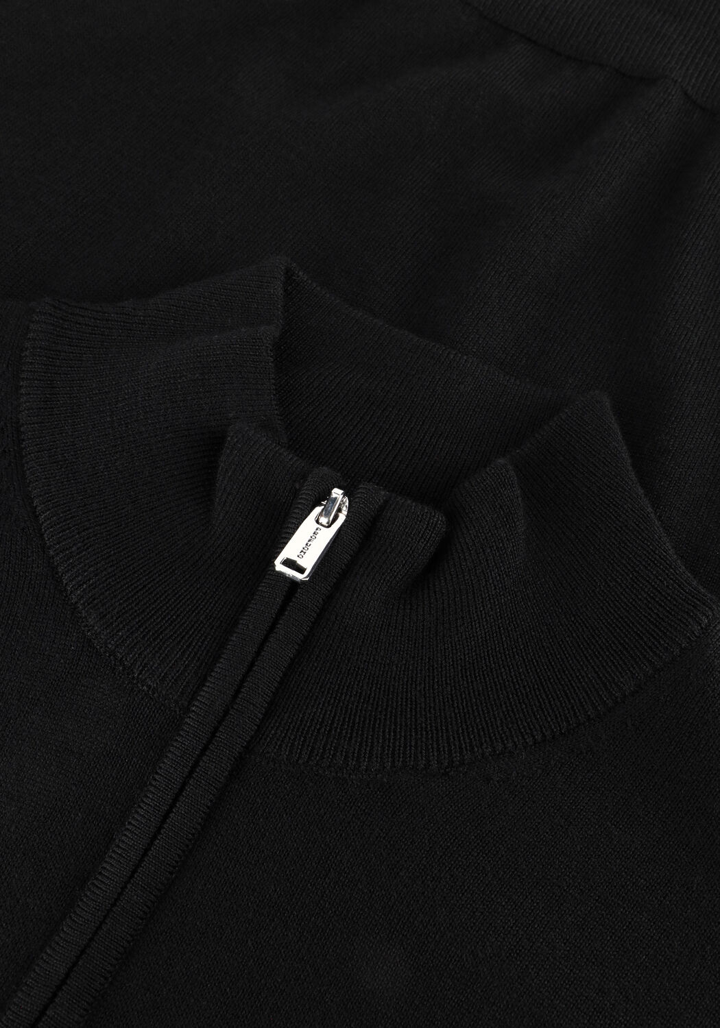 Schwarze PROFUOMO Pullover PULLOVER HALF ZIP MERINO - large