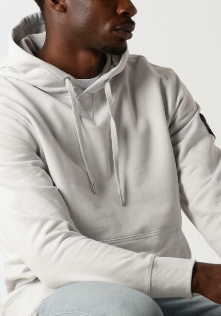 Hellgrau CALVIN KLEIN Sweatshirt BADGE HOODIE - large