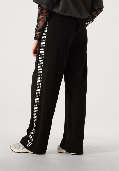 Schwarze ALIX THE LABEL Hose LADIES WOVEN PEARLS WIDE LEG PANTS - large