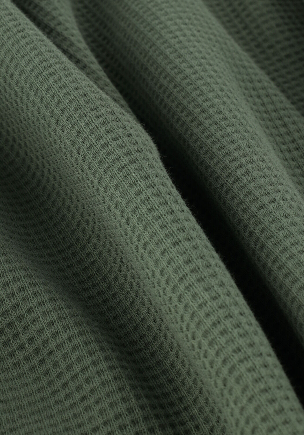 Olive PUREWHITE T-shirt TSHIRT WITH WAFFLE STRUCTURE - large