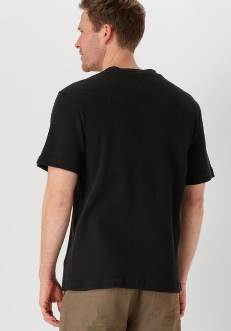 Schwarze ANERKJENDT T-shirt AKKIKI S/S WAFFLE TEE - large