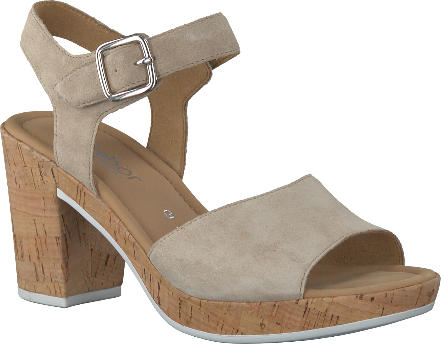 beige sandalen