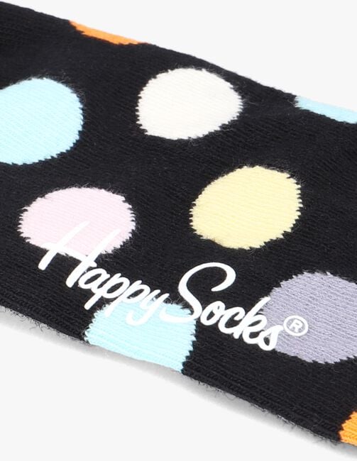 Schwarze HAPPY SOCKS Socken BIG DOT - large