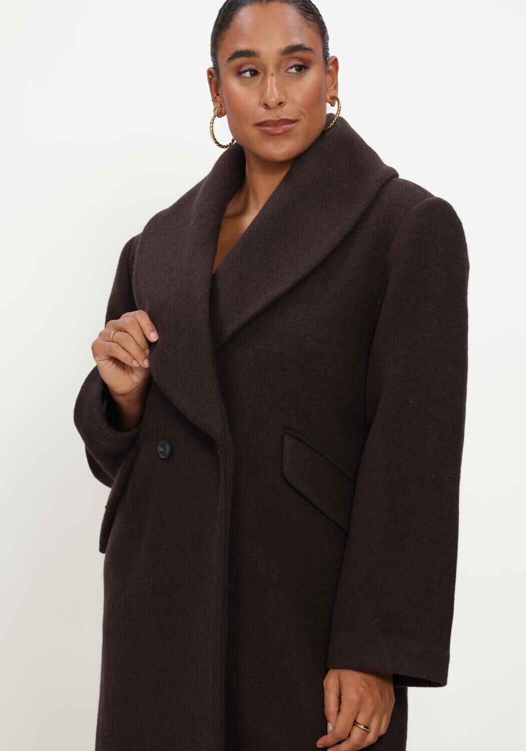 Braune COPENHAGEN MUSE Jacken CMFOUZ-COAT - large