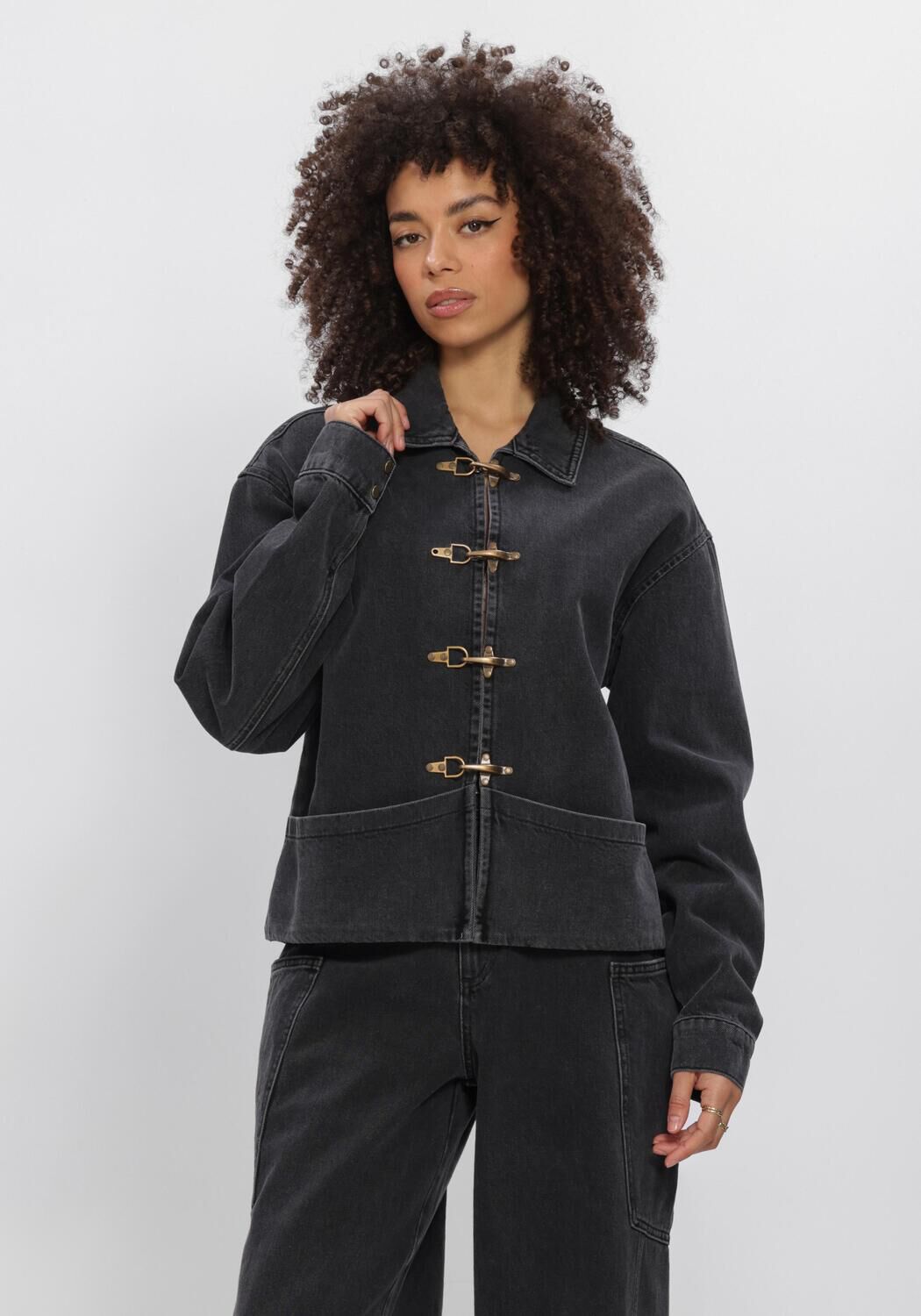 Anthrazit HARPER & YVE Jeansjacke WALLY-JA - large