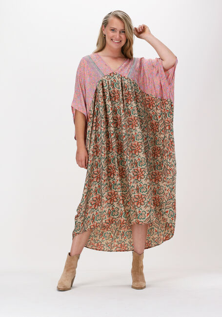 Mehrfarbige/Bunte SISSEL EDELBO Maxikleid MADONNA MIX CAFTAN - large
