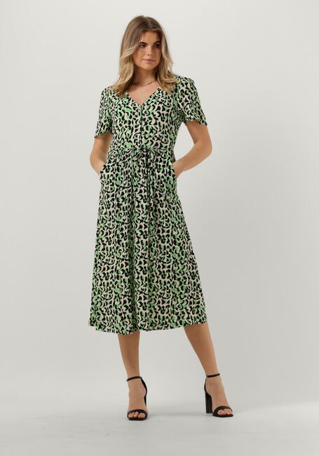Grüne OBJECT Midikleid OBJISABELLA 2/4 DRESS - large
