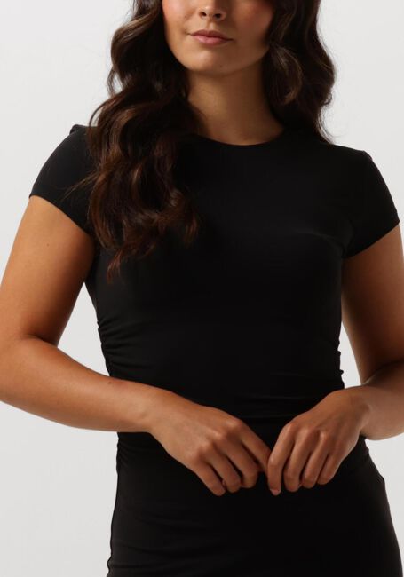 Schwarze CALVIN KLEIN Midikleid MODAL DETAIL DRESS - large