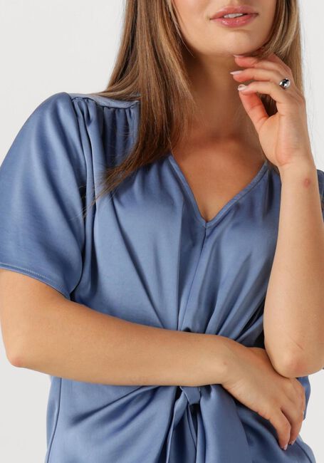 Hellblau NEO NOIR Blusen CASADIA HEAVY SATEEN BLOUSE - large