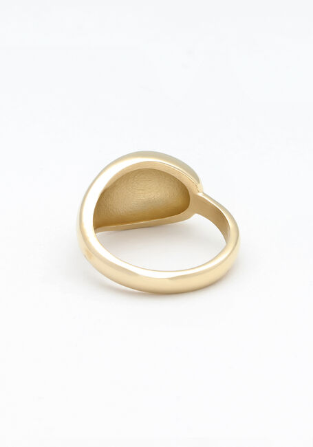 Goldfarbig NOTRE-V Ring RING ORGANIC - large