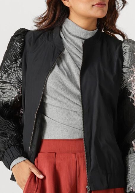 Mehrfarbige/Bunte SUMMUM Blazers BOMBER JACKET LEAVES JACQUARD - large