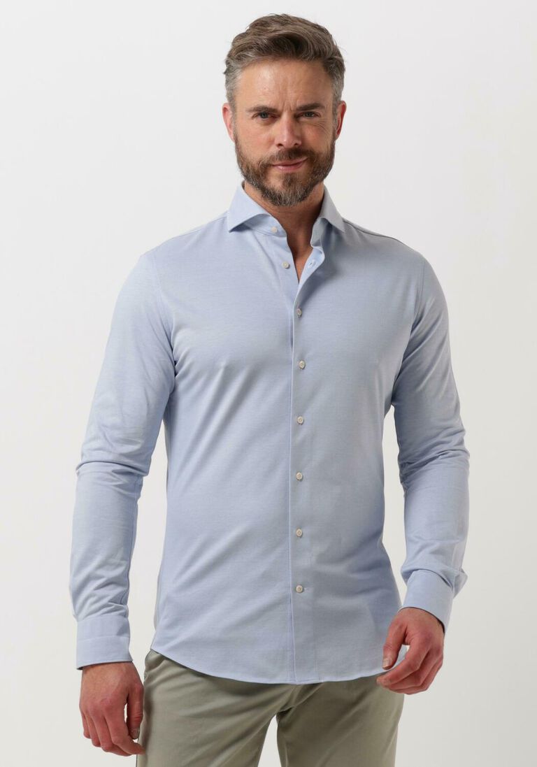 hellblau profuomo casual-oberhemd ppuh10055