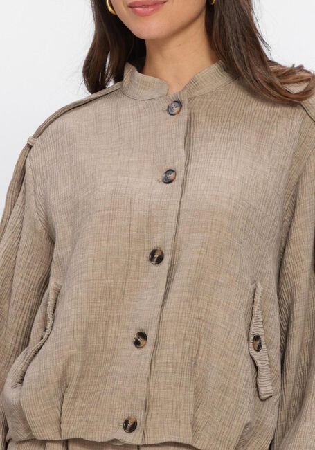 Taupe Y.A.S. Jack YASRINA LS JACKET - large