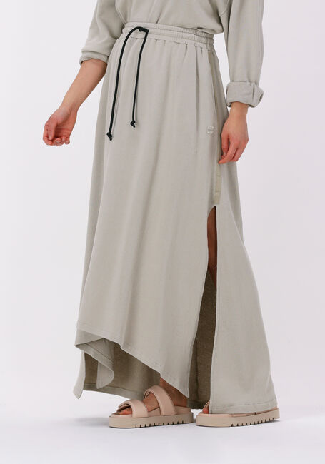 Grüne 10DAYS Maxirock MIDI SKIRT FLEECE - large
