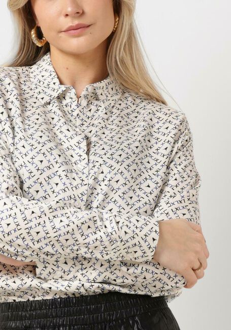 Ecru ALIX THE LABEL Blusen LADIES WOVEN GRAPHIC LX BLOUSE - large