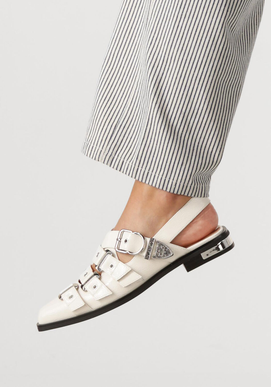 Wei&szlig;e STEVE MADDEN Slingbacks GARI - large