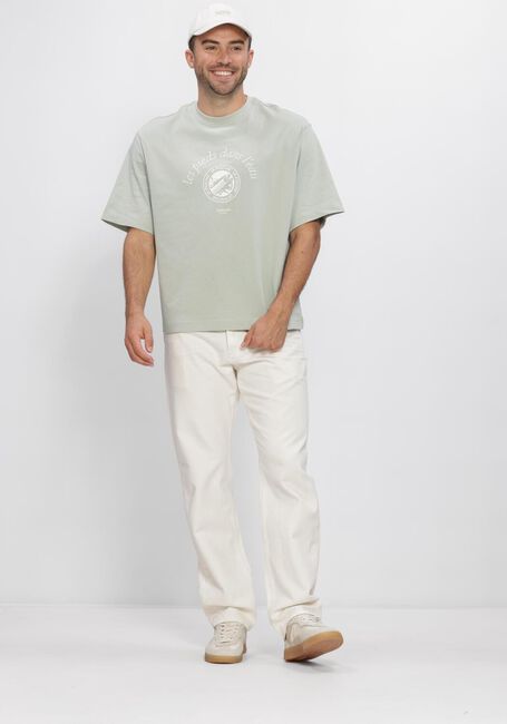 Gr&uuml;ne SELECTED MEN T-shirt LHBOXYNORMAN GRAPHIC SS O-NECK TEE - large