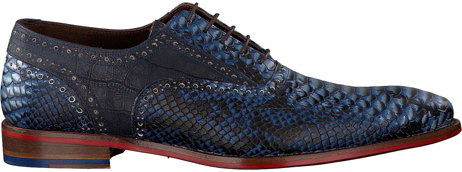 Blaue Floris Van Bommel Business Schuhe Omoda