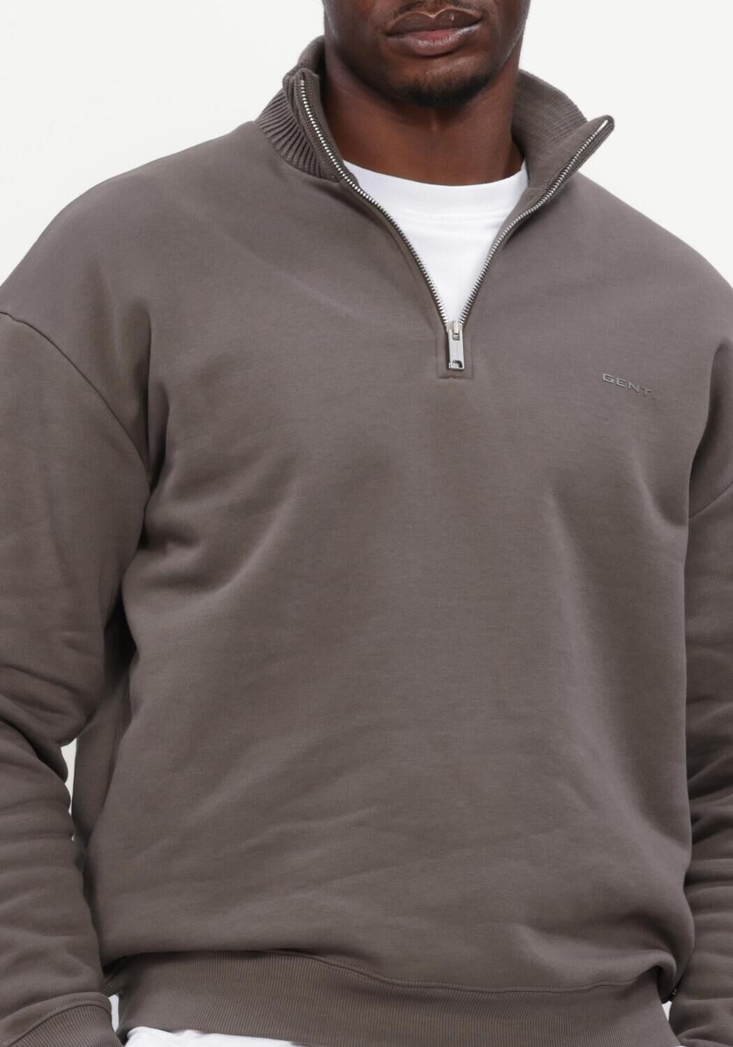 Gr&uuml;ne GENTI Sweatshirt HALF ZIP SWEAT - large
