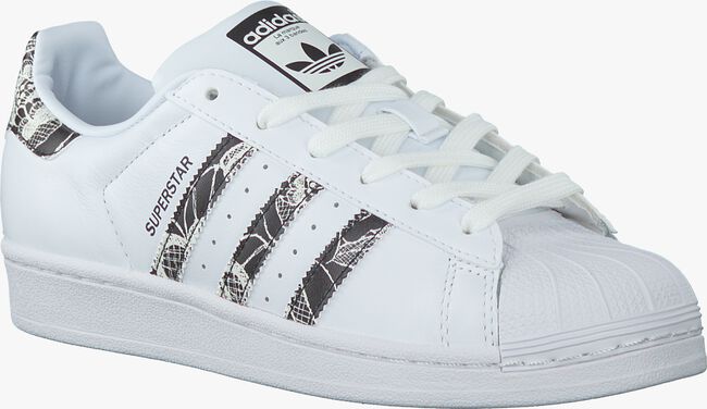 Weiße ADIDAS Sneaker low SUPERSTAR DAMES - large
