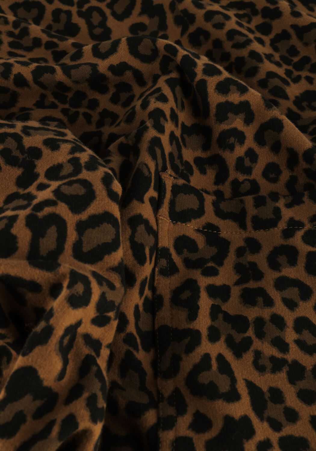 Braune 10DAYS Minikleid V-NECK DRESS LEOPARD - large