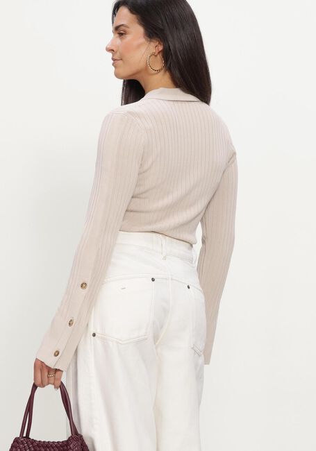 Sand SECOND FEMALE Pullover JAKARTA KNIT COLLAR - large