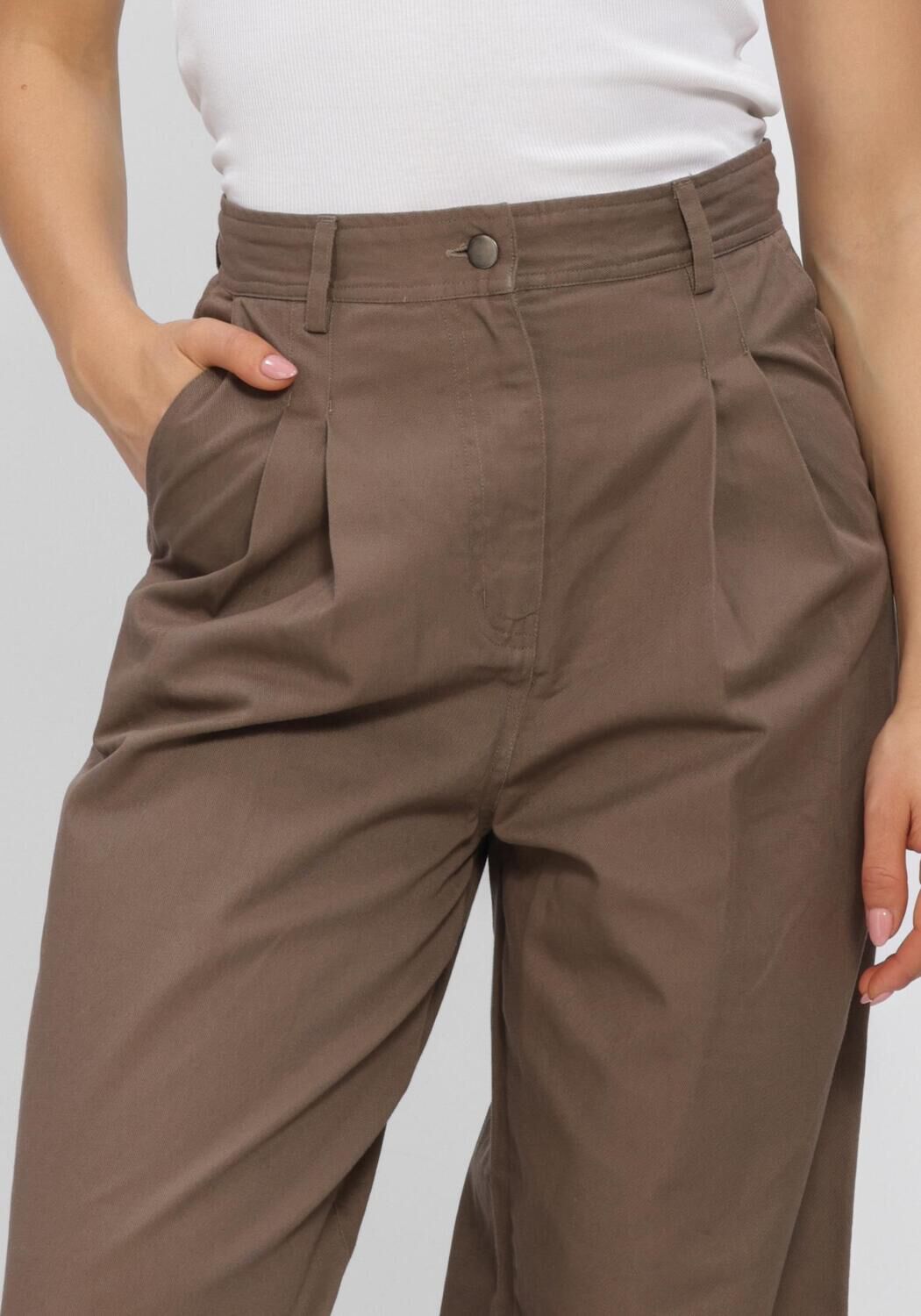 Braune BOII STUDIOS Weite Hose JULIE - large
