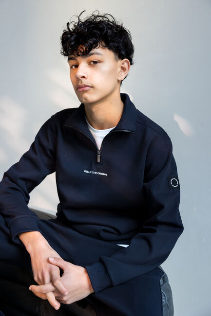 Schwarze RELLIX Sweatshirt SWEATER RELLIX ZIP - large