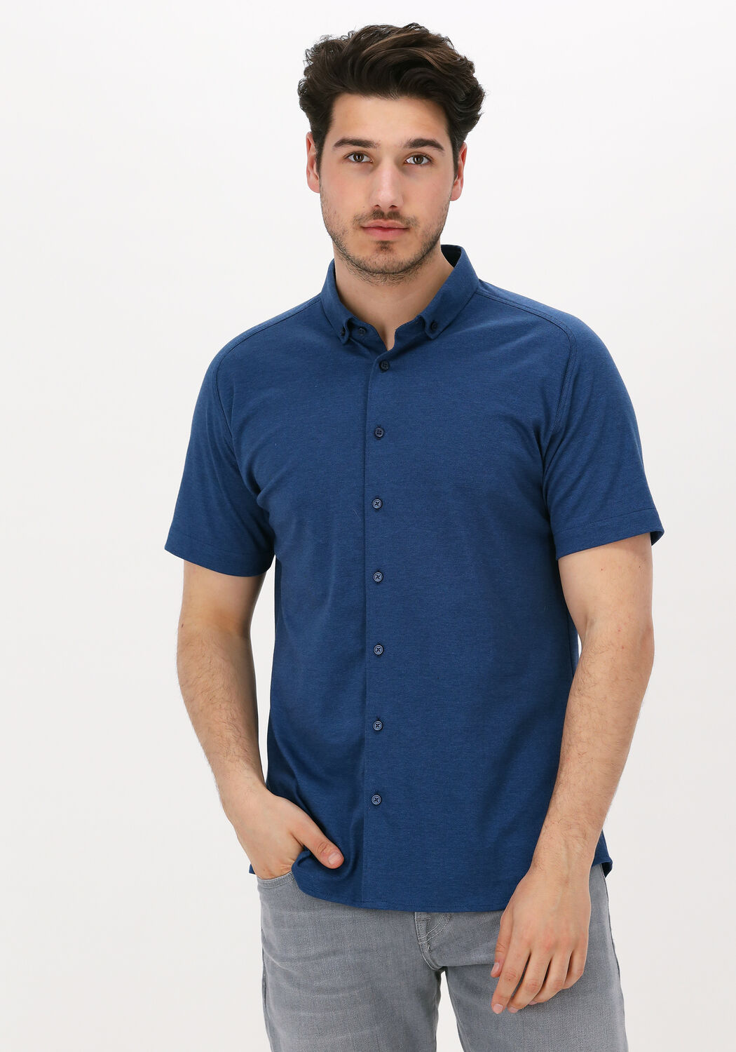 DESOTO Casual-oberhemd Modern Bd in Blau für Herren Herren Bekleidung Hemden Freizeithemden und Hemden 