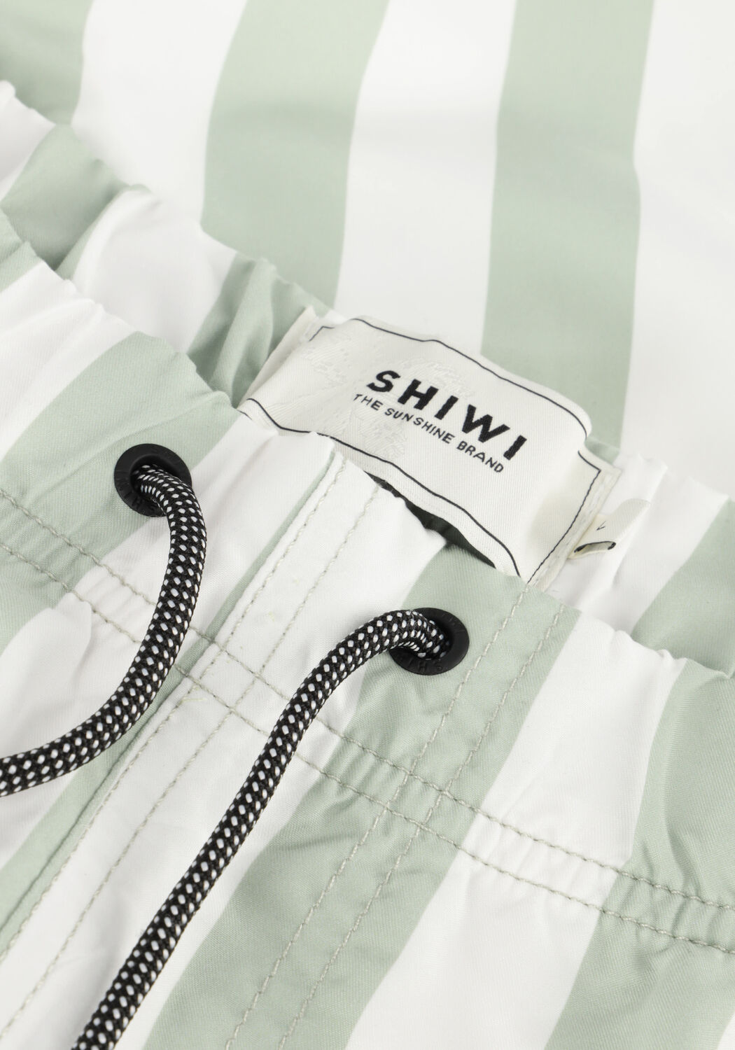 Gr&uuml;ne SHIWI Badehosen MEN SWIMSHORT BROAD STRIPE - large