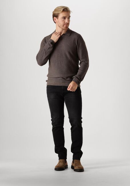 Braune DSTREZZED Pullover MERCURY POLO - large